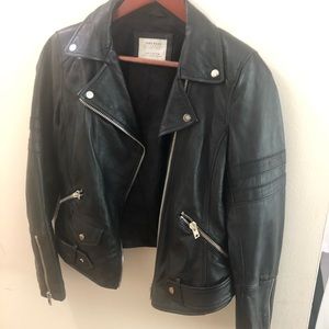Zara leather (real) moto jacket.
